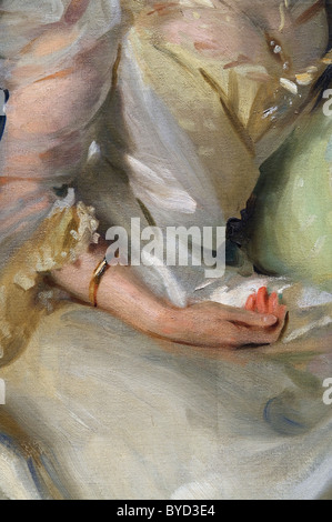 Detail: Die Wyndham Schwestern: Lady Elcho, Frau Adeane und Frau Tennant, 1899, von John Singer Sargent Stockfoto