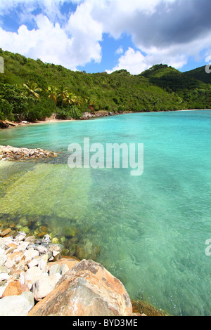 Brewers Bay von Tortola Stockfoto