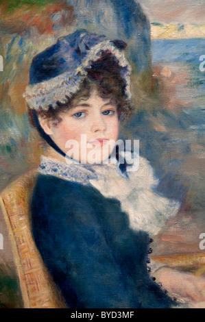 Detail: an der Meeresküste, 1883 von Auguste Renoir, Stockfoto