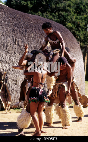 Südafrika, Eastern Cape Provinz, Shamwari Private Game Reserve, Kultur zeigen. Stockfoto