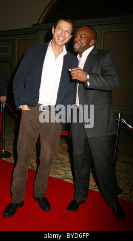 Jeff Goldblum und Malik Yoba NBC TCA Winter Presse Tour All-Star-Party statt auf der Ritz Carlton Huntington Hotel Pasadena, Stockfoto