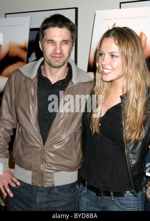 Olivier Martinez und Agnes Bruckner "Blut & Schokolade" Screening an der Arclight Theater Los Angeles, Kalifornien - 25.01.07 Stockfoto