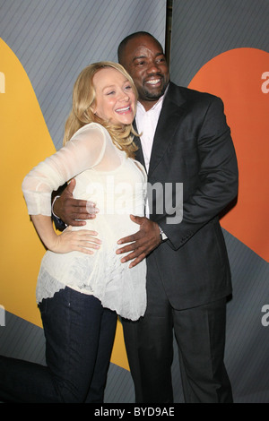 Malik Yoba und Nicole Sullivan NBC TCA Winter Presse Tour All-Star Party stattfand in der Ritz Carlton Huntington Hotel Pasadena, Stockfoto