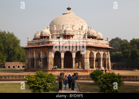 Isa Khan Grab, Humayun Mausoleum, Grabstätte von Muhammad Nasiruddin Humayun, zweiter Herrscher von Mughal Reich in Indien Stockfoto