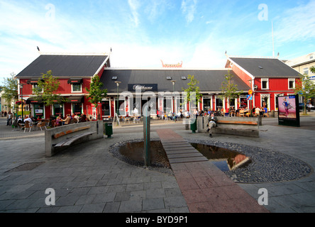 Falcon House, Reykjavik, Island, Europa Stockfoto