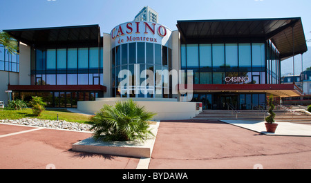 Casino, Montreux, Kanton Waadt, Schweiz, Europa Stockfoto