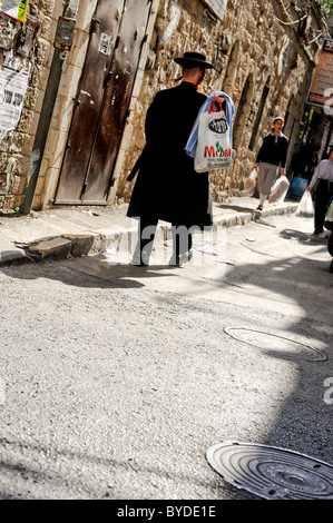 Viertel der ultra-orthodoxen Juden, Mea Shearim, Jerusalem, Israel, Naher Osten, Südwestasien Stockfoto