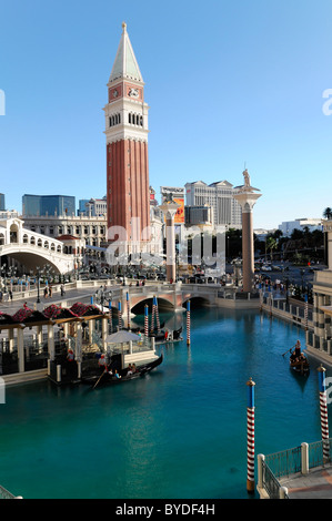 Das Venetian Resort Hotel Casino am Las Vegas Boulevard, Las Vegas, Nevada, USA, Nordamerika Stockfoto