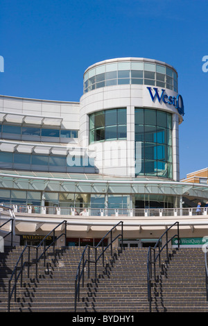 Arundel Zirkus Eingang zu WestQuay Shopping Mall, Stadtzentrum, Southampton, Hampshire, England, Vereinigtes Königreich, Europa Stockfoto