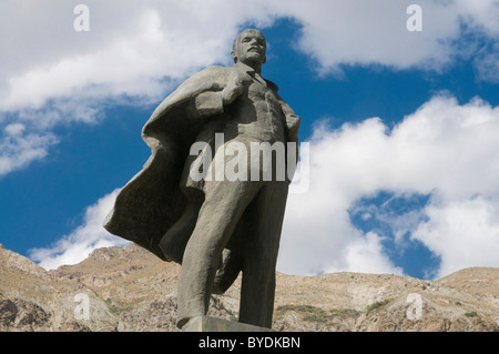 Statue von Lenin, Kommunismus, Khojand, Tadschikistan, Zentralasien Stockfoto