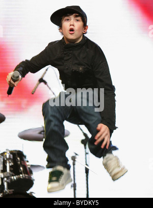 Lil Chris Durchführung bei der '2007 Childline Charity Concert' Point Theater Dublin, Irland - 28.01.07 *** *** *** *** Stockfoto