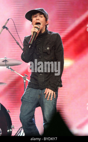 Lil Chris Durchführung bei der '2007 Childline Charity Concert' Point Theater Dublin, Irland - 28.01.07 *** *** *** *** Stockfoto