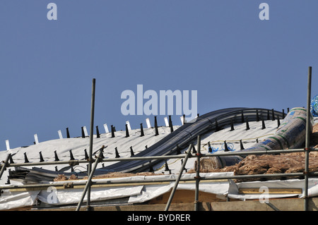 Industrie, Bau, Gebäude, neu, Shoreham, R.N.L.I Boat House, Arbeit, im Bau Stockfoto