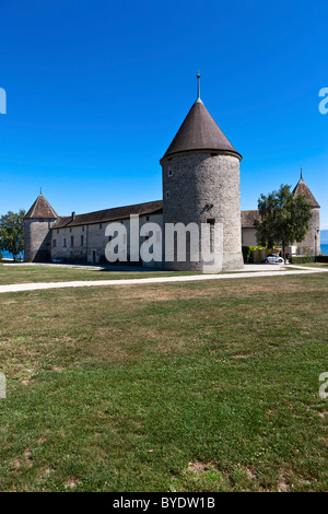 Chateau de Rolle, Rolle, Kanton Waadt, Schweiz, Europa Stockfoto