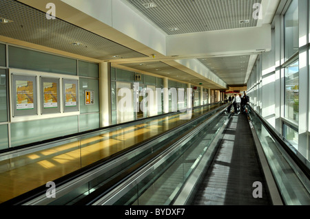 Bewegliche Durchgang, West-Ost-Autobahn, Messe München, Messe München, München, Bayern, Deutschland, Europa Stockfoto