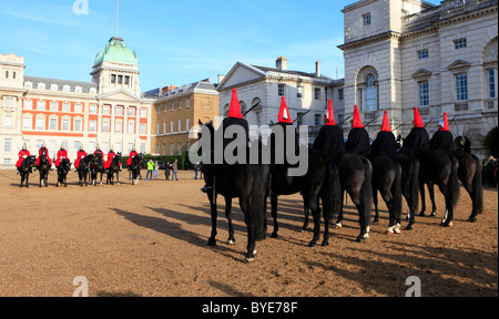 Horse Guards Parade und Wechsel der Wächter, London, England, UK, Europa Stockfoto