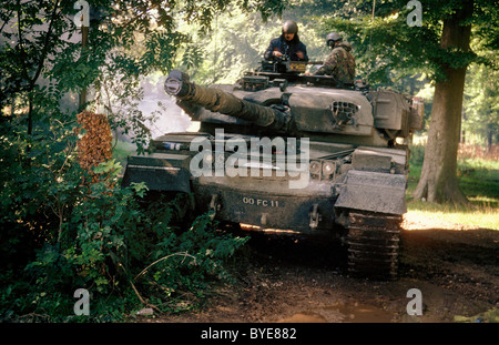 Letzten Tage des Häuptlings, 1RTR die letzte Einheit der Cheftain zu betreiben. Stockfoto