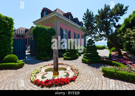 Villa am Olympischen Museum, Lausanne, Kanton Waadt, Genfer See, Schweiz, Europa Stockfoto