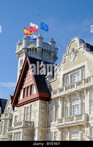 Palacio Real De La Magdalena, Königspalast, Gebäude der Universität, die Universidad Internacional Menendez Pelayo, Santander Stockfoto