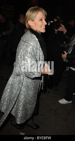 Ingrid Tarrant Guys and Dolls VIP Leistung am Piccadilly Theatre - Ankünfte London, England - 24.01.07 Stockfoto