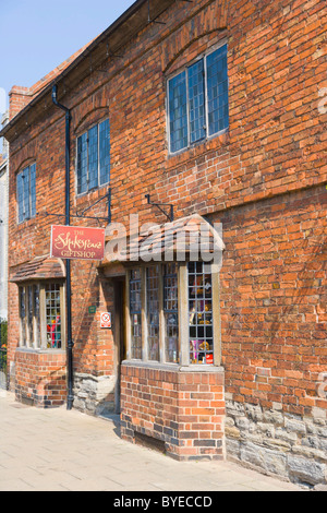 Die Shakespeare-Geschenk-Shop, Henley Street, Stratford-upon-Avon, Warwickshire, England, Vereinigtes Königreich, Europa Stockfoto