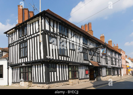 Das Falcon Hotel und historischen Inn, Chapel Street, Stratford-upon-Avon, Warwickshire, England, Vereinigtes Königreich, Europa Stockfoto