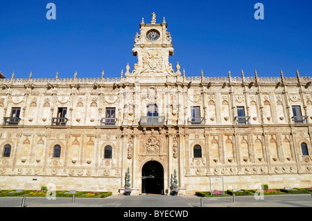 Hotel Parador San Marcos, ein ehemaliges Kloster, Plaza San Marcos, Leon, Provinz von Castilla y León, Kastilien und León, Spanien Stockfoto