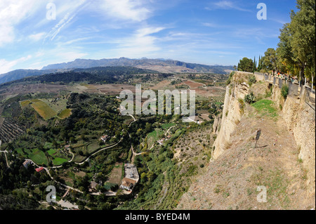 Blick auf die Umgebung, Ronda, Andalusien, Spanien, Europa Stockfoto