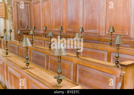 Die Gilde Kapelle Interieur, Church Street und Chapel Lane, Stratford-upon-Avon, Warwickshire, England, Vereinigtes Königreich, Europa Stockfoto