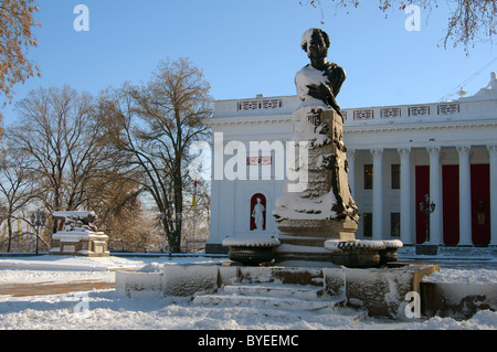 Denkmal Alexander Sergejewitsch Puschkin, Odessa, Ukraine, Europa Stockfoto