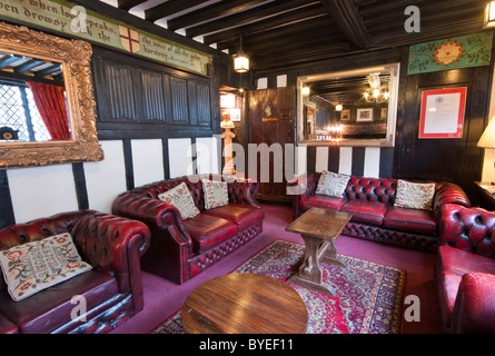 Arzt Syns Kammer im Inneren der Mermaid Inn Mermaid Street Roggen East Sussex England Stockfoto