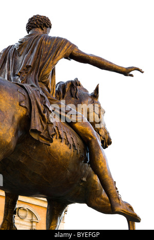 Marcus Aurelius Statue in Rom, Italien Stockfoto