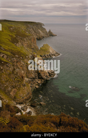 Im rauen Norden Ostküste auf das Erbe trail zwischen Port Nis und Tolsta, Isle of Lewis, äußeren Hebriden, Schottland, Vereinigtes Königreich Stockfoto