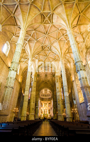 Hieronymus-Kloster aka Mosteiro Dos Jerónimos, Belém, Lissabon, Portugal Stockfoto