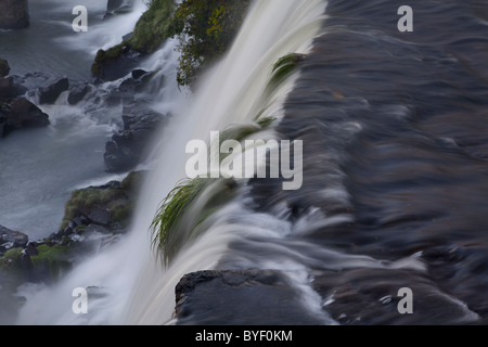 Iguaçu, Iguaçu, Grenze zwischen Brasilien und Argentinien Stockfoto