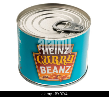 Heinz Curry gewürzt Beanz Stockfoto