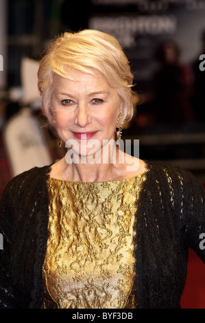 02.01.2011. Dame Helen Mirren besucht die Europapremiere von Brighton Rock am Leicester Square, London. Stockfoto