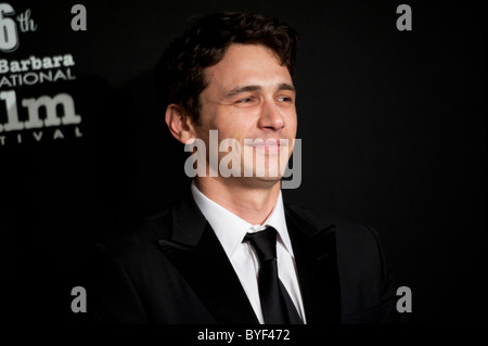 127 Stunden Stern, James Franco, geht den roten Teppich auf dem Santa Barbara 26. Film Festival Stockfoto