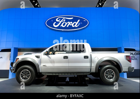 Ford f-150 SVT Raptor Pickup-Truck auf der 2011 North American International Auto Show in Detroit Stockfoto