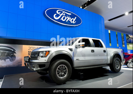 Ford f-150 SVT Raptor Pickup-Truck auf der 2011 North American International Auto Show in Detroit Stockfoto