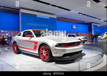 2012 Ford Mustang Boss 302 Laguna Seca an der 2011 North American International Auto Show in Detroit Stockfoto