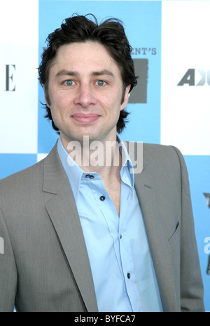 Zach Braff 2007 Film Independent Spirit Awards - Ankünfte, gehalten am Santa Monica Pier Santa Monica, Kalifornien - 24.02.07 Stockfoto