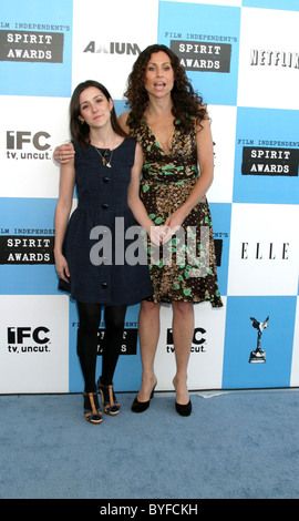 Shannon Marie Woodward und Minnie Driver 2007 Film Independent Spirit Awards - Ankünfte, gehalten am Santa Monica Pier Santa Stockfoto