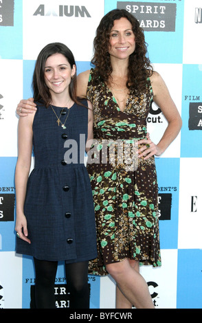 Shannon Marie Woodward und Minnie Driver 2007 Film Independent Spirit Awards - Ankünfte, gehalten am Santa Monica Pier Santa Stockfoto