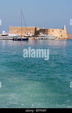 Hafen von Heraklion. Kreta, Griechenland Stockfoto