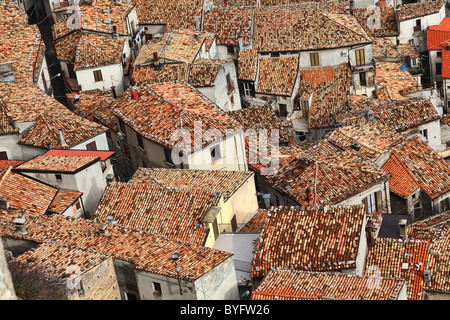 San Donato altes Dorf in Süd-Italien Stockfoto