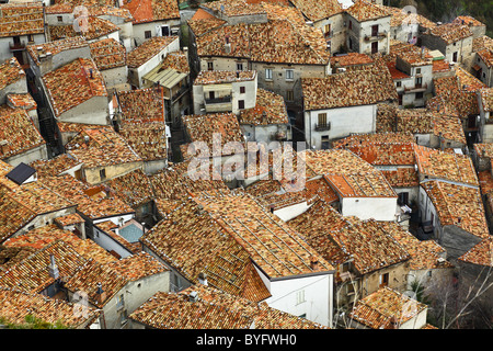 San Donato altes Dorf in Süd-Italien Stockfoto