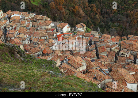 San Donato altes Dorf in Süd-Italien Stockfoto