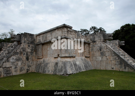 VENUS-PLATTFORM, CHICHEN ITZA, MEXIKO Stockfoto