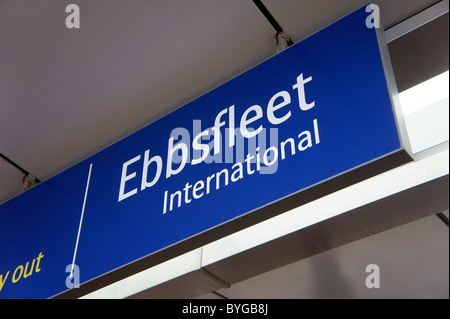 Ebbsfleet Station Kent Stockfoto